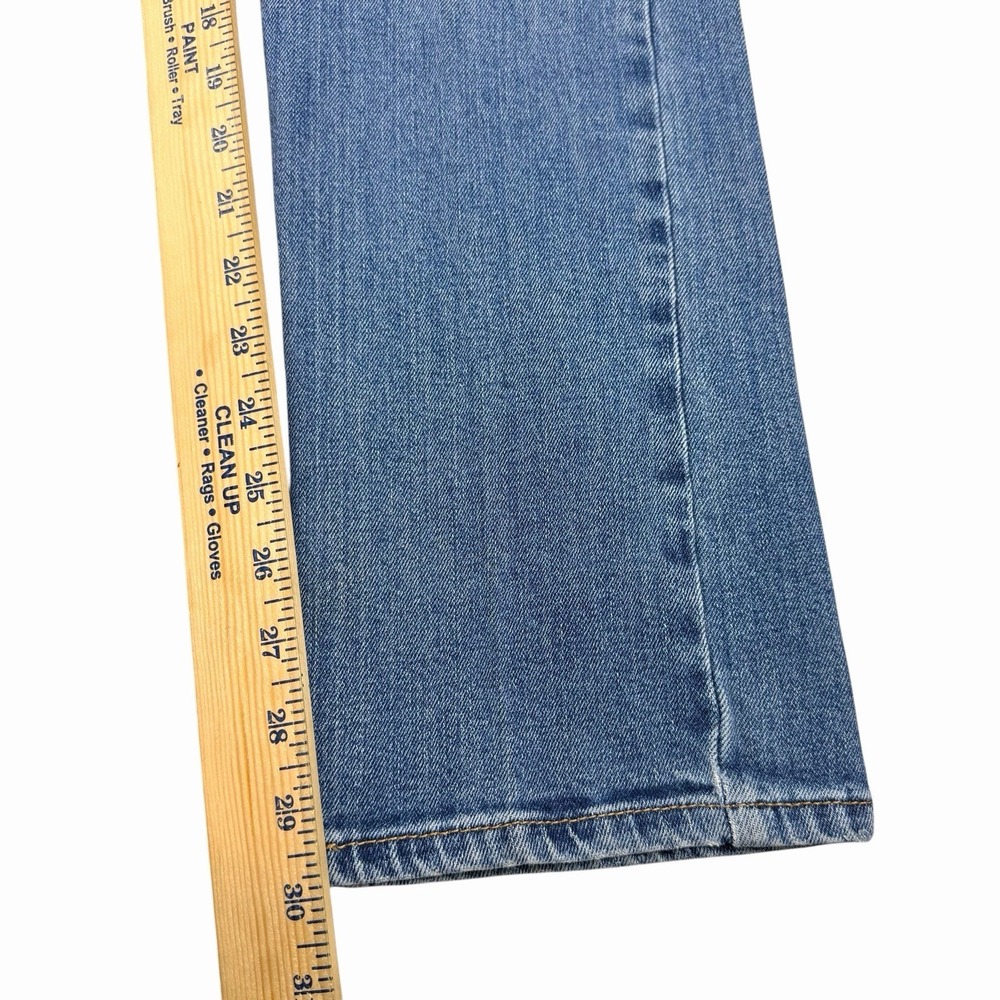 Levis 513 Jeans Sz 28x30 Blue Denim Lt/Medium Wash Mid Rise Straight Leg Casual - Picture 5 of 8
